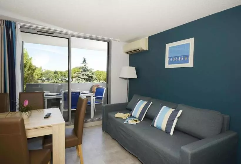 １ベッドルームのデラックスアパートメント, Residence Odalys Aqualia