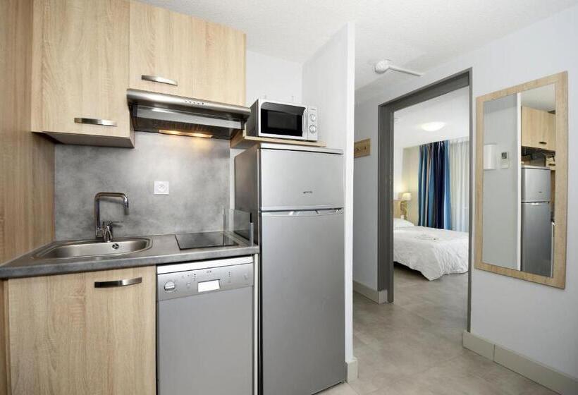 Апартаменты Deluxe 1 Спальня, Residence Odalys Aqualia