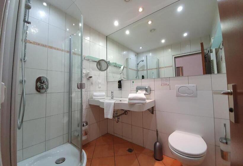 디럭스 룸 킹사이즈 침대, Quellenhof