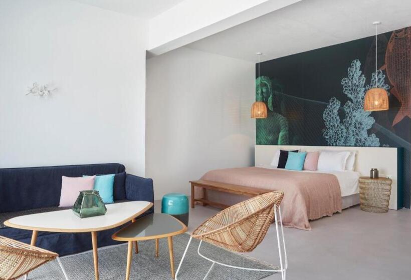 חדר דלוקס נוף לים, Kouros Hotel & Suites