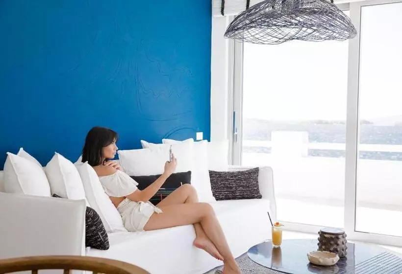 ویلای 2 خوابه با چشمانداز دریا, Kouros Hotel & Suites