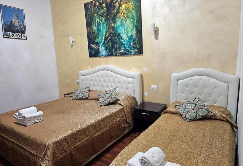 Chambre Quadruple Standard, Aquarium Termini