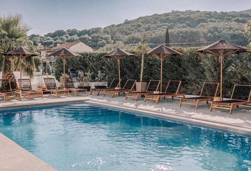 套房带泳池景, Olive Grove Suites Boutique