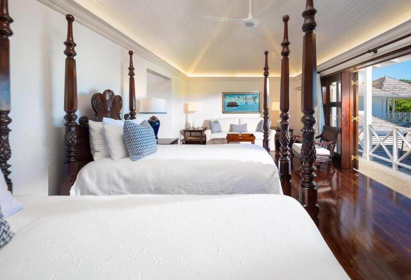 ویلای یک اتاق خوابه با استخر شنا, Round Hill Hotel & Villas