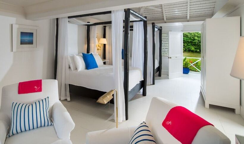 اتاق پرمیوم با چشمانداز دریا, Round Hill Hotel & Villas