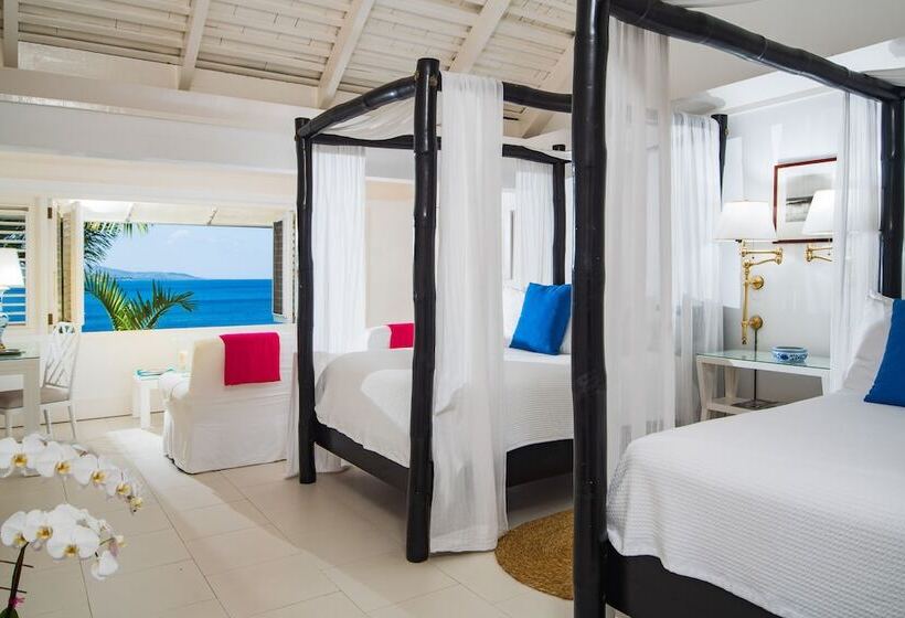 اتاق پرمیوم با چشمانداز دریا, Round Hill Hotel & Villas