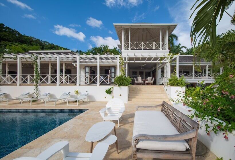 ویلای یک اتاق خوابه با استخر شنا, Round Hill Hotel & Villas