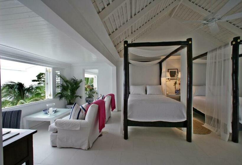 اتاق استاندارد با چشمانداز دریا, Round Hill Hotel & Villas