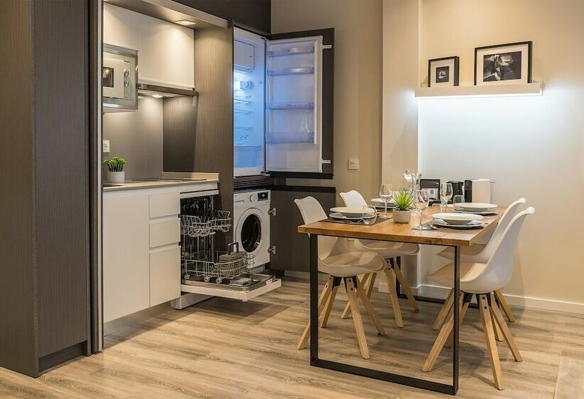 침실 1개 디럭스 아파트, Bilbao City Center by Abba Suites