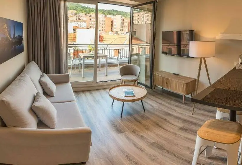 テラス付きスタンダードワンルーム, Bilbao City Center by Abba Suites