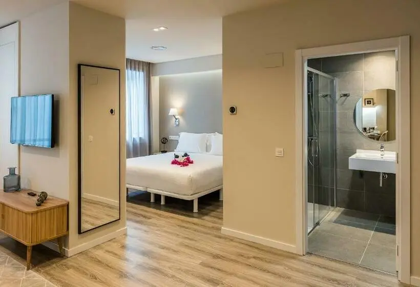 テラス付きスタンダードワンルーム, Bilbao City Center by Abba Suites