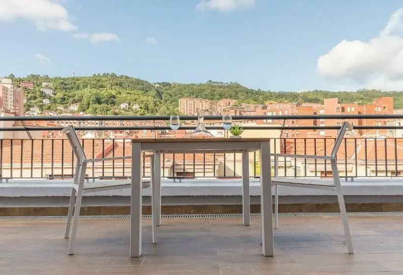 テラス付きスタンダードワンルーム, Bilbao City Center by Abba Suites