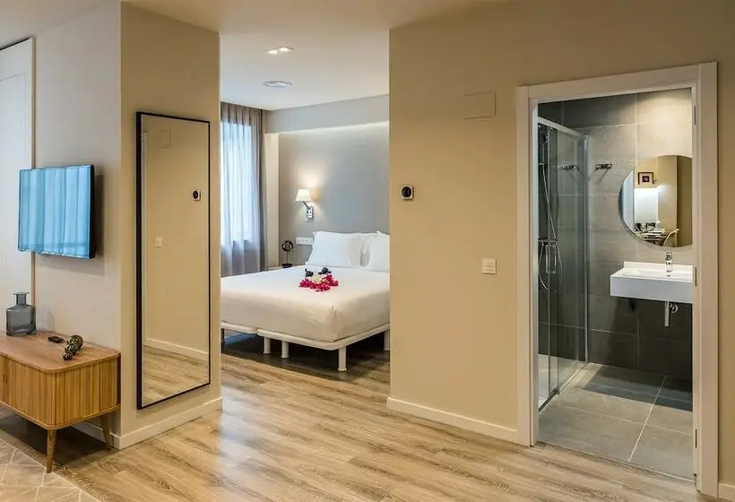 テラス付きスタンダードワンルーム, Bilbao City Center by Abba Suites