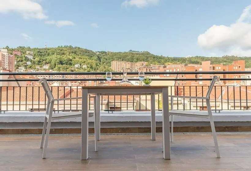 テラス付きスタンダードワンルーム, Bilbao City Center by Abba Suites