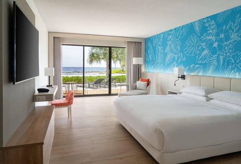 اتاق استاندارد با تخت دوبل و چشمانداز دریا, Curaçao Marriott Beach Resort