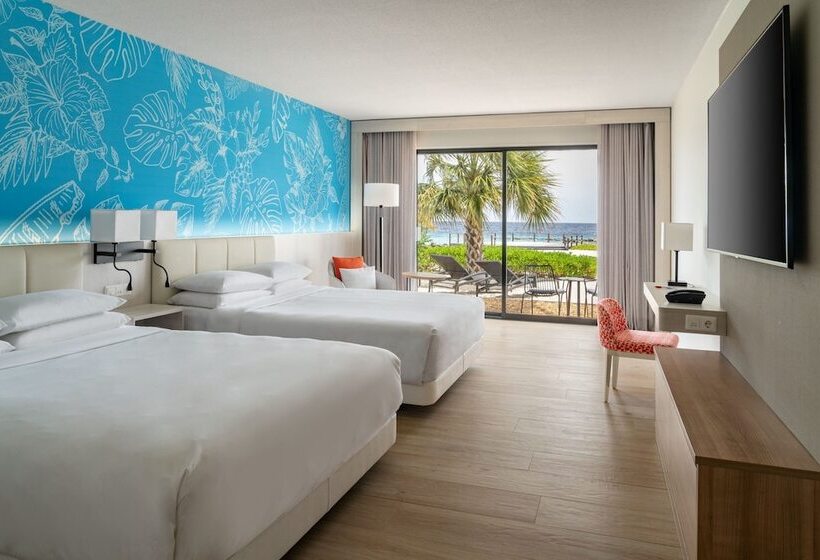 اتاق استاندارد با 2 تخت دوبل, Curaçao Marriott Beach Resort