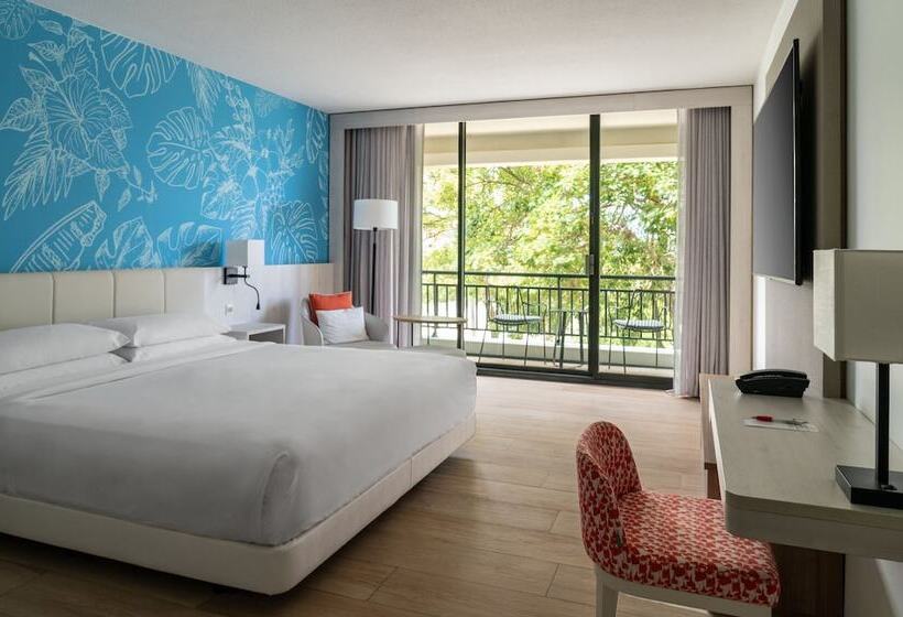 اتاق استاندارد با تخت دوبل و چشم‌انداز, Curaçao Marriott Beach Resort