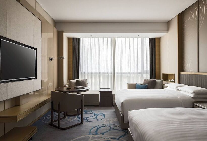 Номер Стандарт 2 Двуспальные Кровати, Suzhou Marriott Hotel Taihu Lake