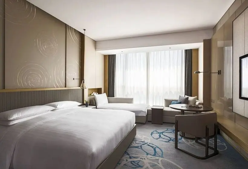 ダブルベッドスタンダードルーム, Suzhou Marriott Hotel Taihu Lake