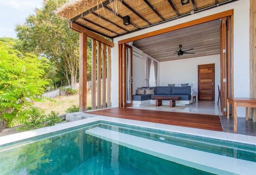 1침실 디럭스 빌라 바다전망, The Humble Villas