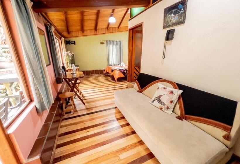 带露台的套间, Isla De Baños Hosteria Y Spa