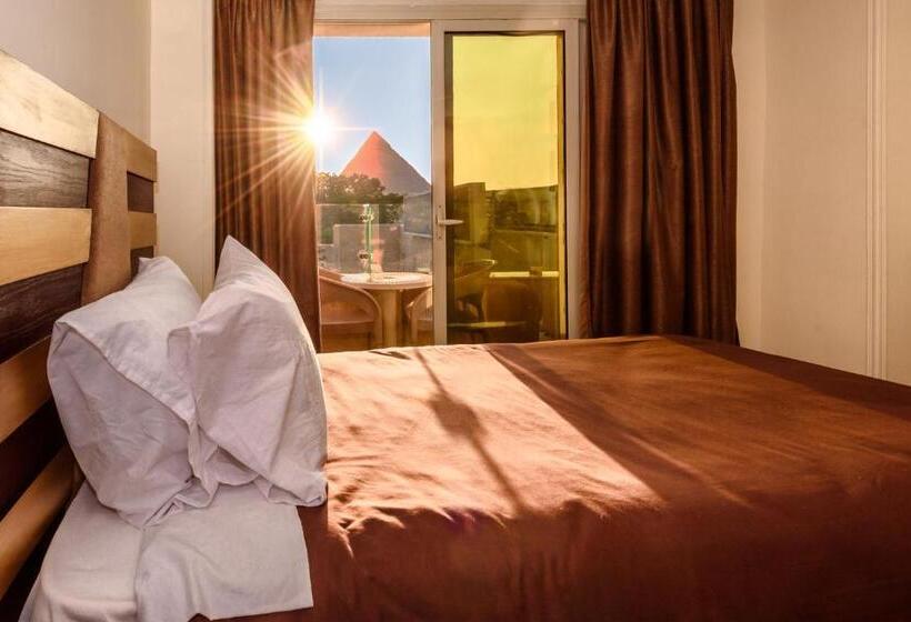 اتاق استاندارد یک تخته با بالکن, Giza Pyramids View Inn