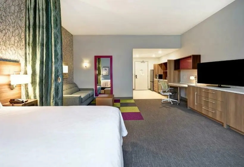 キングサイドベッドのスタンダードワンルーム, Home2 Suites By Hilton Jekyll Island
