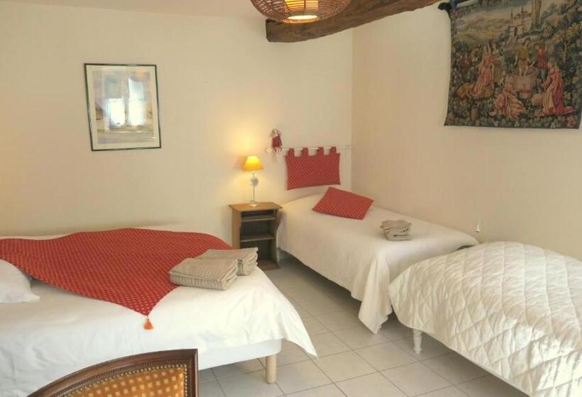 غرفة سوبيريور رباعية, Les Salamandres, Chambres D Hôtes Près De Chambord