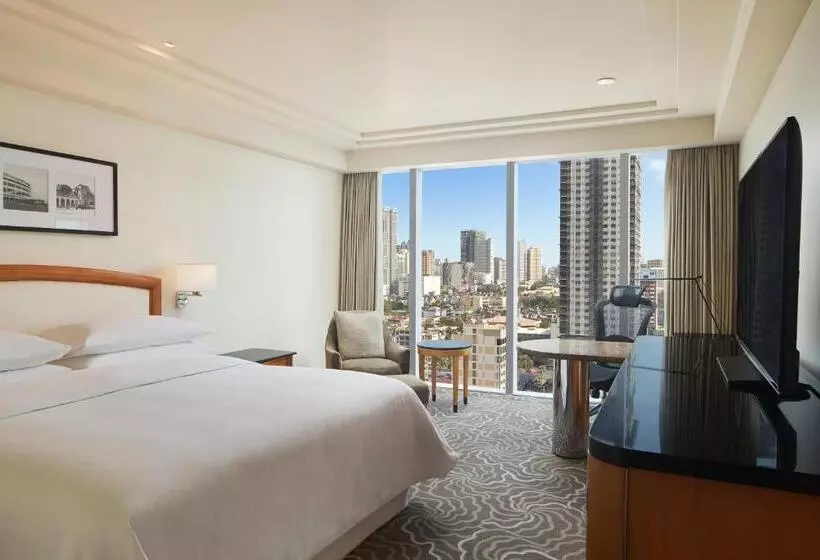 اتاق لوکس با تخت بزرگ, Sheraton Manila Bay