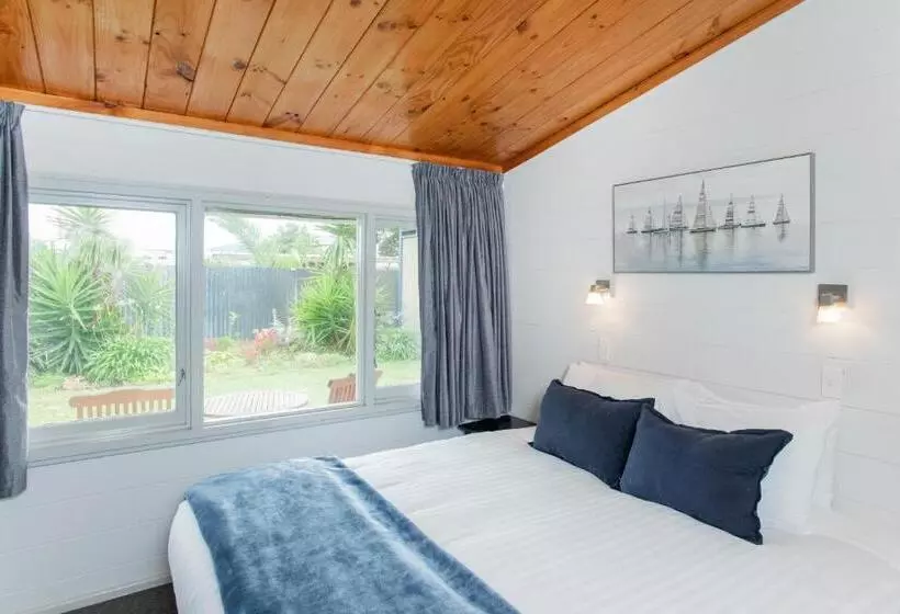 آپارتمان 1 خوابه با چشم‌انداز باغ, Waikanae Beach Motel