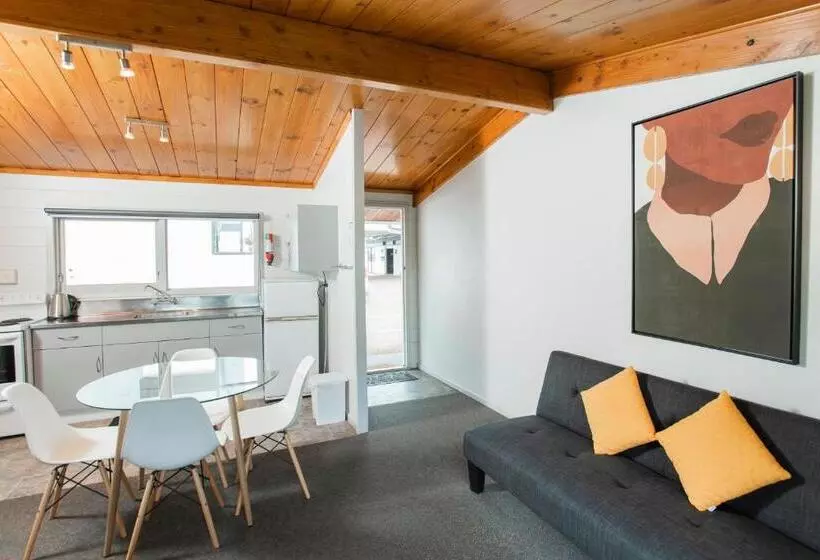 آپارتمان 1 خوابه با چشم‌انداز باغ, Waikanae Beach Motel