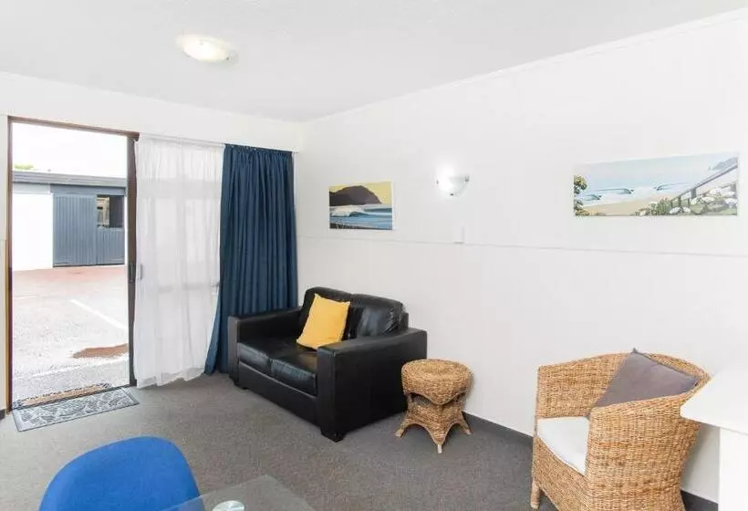 آپارتمان 1 خوابه همکف, Waikanae Beach Motel