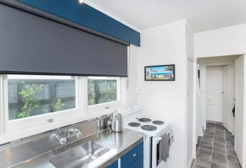 آپارتمان 1 خوابه همکف, Waikanae Beach Motel