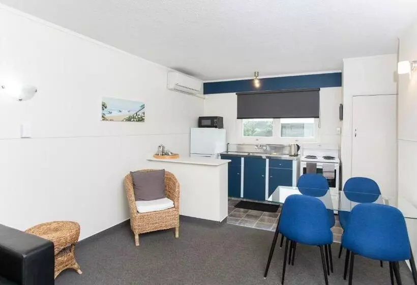 آپارتمان 1 خوابه همکف, Waikanae Beach Motel