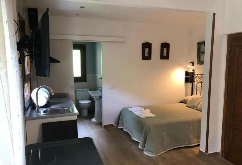 キングサイドベッドのスタンダードワンルーム, Hostal Restaurante Fogón De Gredos