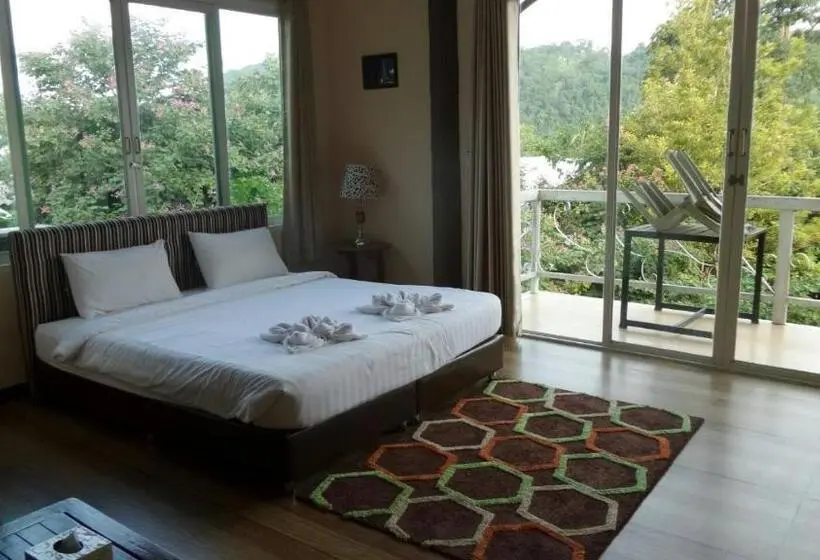 バルコニー付きデラックスルーム, Rao Ga Khao Resort