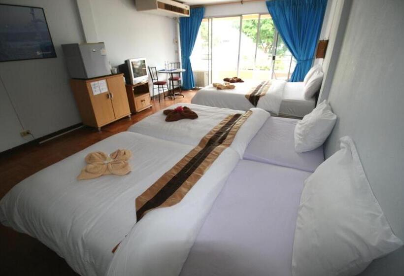 Habitació Familiar Vista Mar, Beachfront Hotel Cha Am