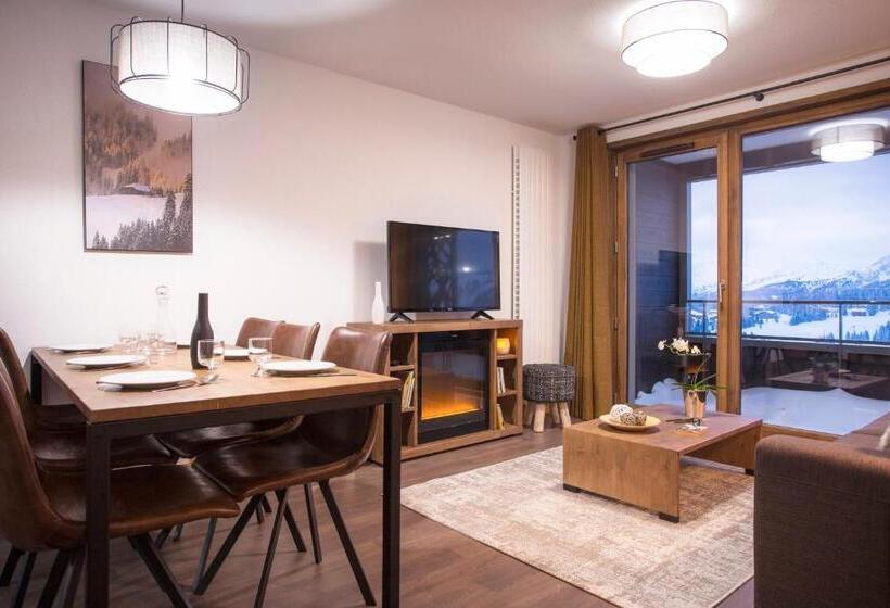 דירת פרמיום 3 חדרי שינה, Résidence Club Mmv Les Chalets Des Cimes
