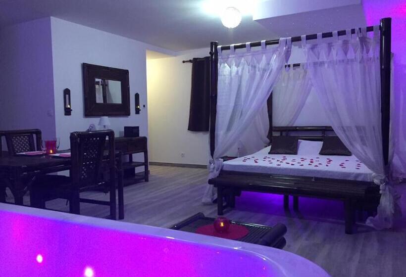 Люкс с гидромассажем, La Paillote Exotique Spa