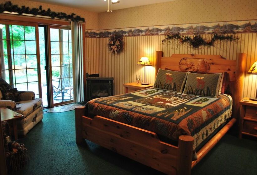 独立房间带夫妻标准床, Horton Creek Inn B&b