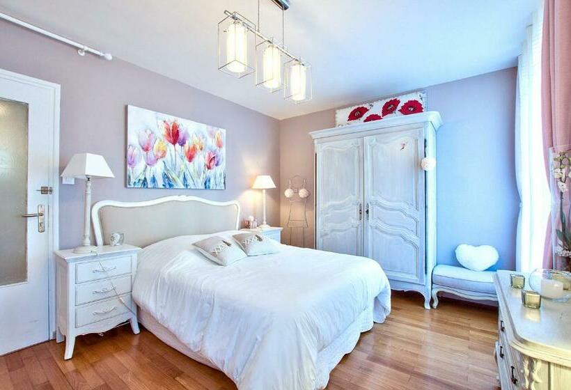 バルコニー付きスタンダードルーム, Naturalbnb   Chambres D Hôtes Au Calme Avec Clim   Parking Gratuit Et Sécurisé   Garage Vélos Et Mot