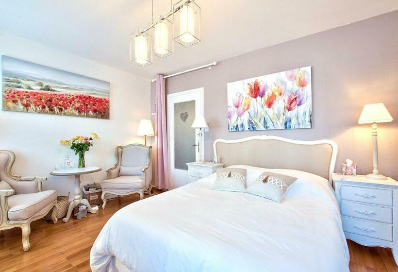 バルコニー付きスタンダードルーム, Naturalbnb   Chambres D Hôtes Au Calme Avec Clim   Parking Gratuit Et Sécurisé   Garage Vélos Et Mot