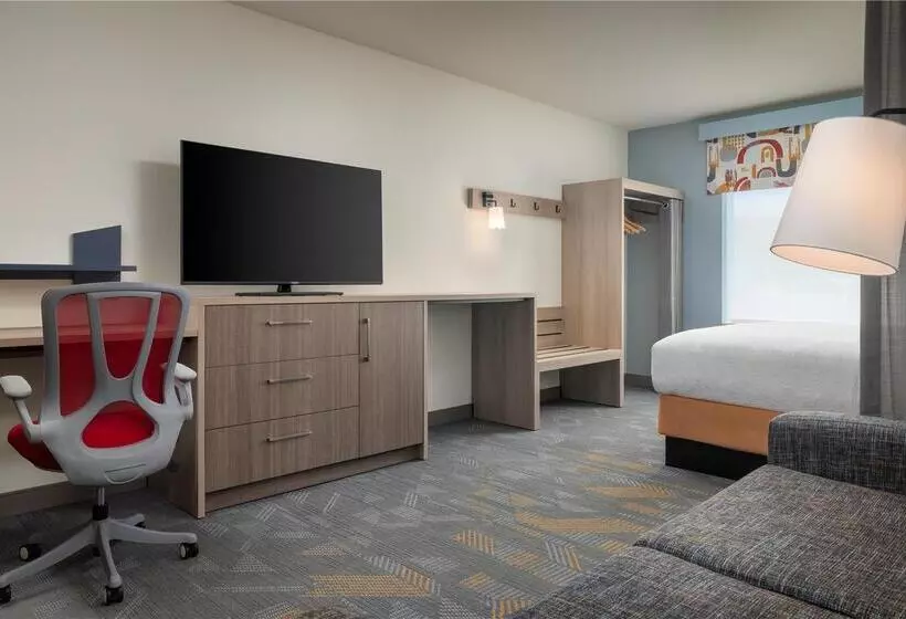 キングサイドベッドのスタンダードワンルーム, Homewood Suites By Hilton Chicago Downtown South Loop