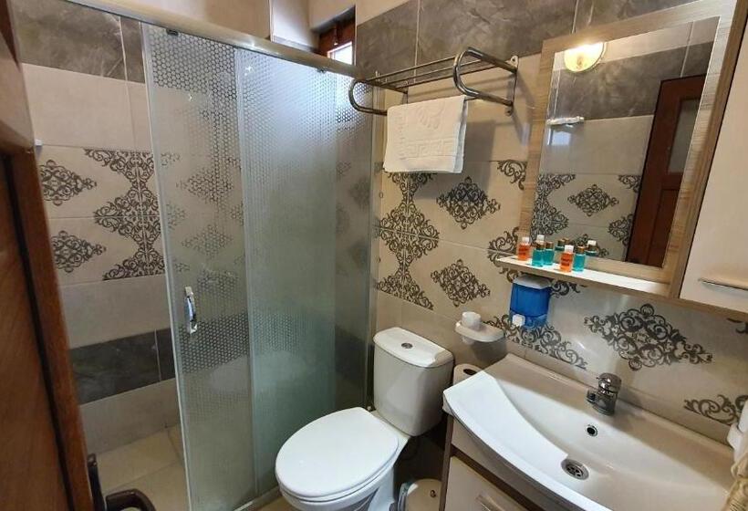 غرفة قياسية مطلّة علي البحر مزوَّدة بشُرفة, Assos Nazan Motel Restoran Beach