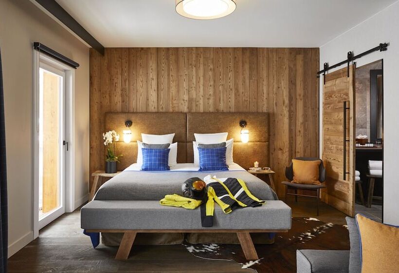 סוויטת סופריור, Ecrin Blanc Resort Courchevel   Aquapark