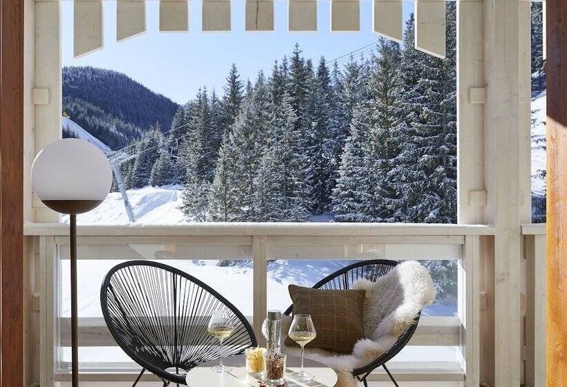 Люкс, Ecrin Blanc Resort Courchevel   Aquapark