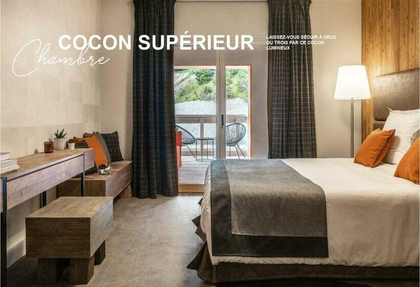 חדר יוקרתי, Ecrin Blanc Resort Courchevel   Aquapark