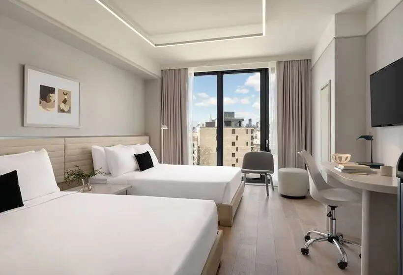 2ダブルベッドのスタンダードルーム, Indigo Williamsburg Brooklyn, An Ihg