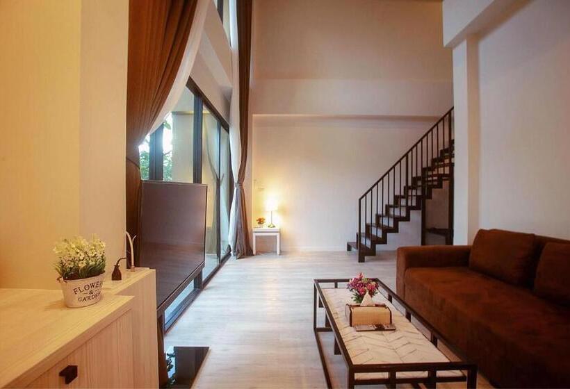 סוויטת דופלקס, T Rex Buriram Boutique Hotel New Hotel In Buriram