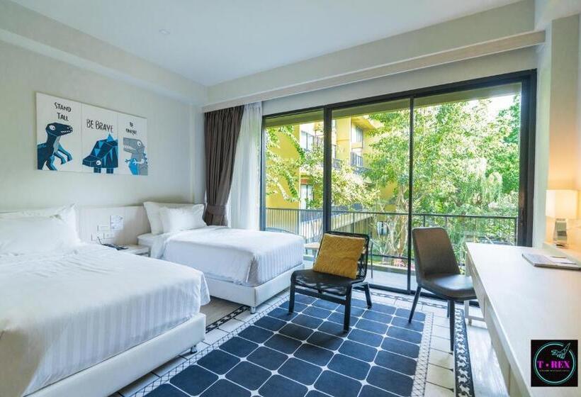 חדר פרמיום, T Rex Buriram Boutique Hotel New Hotel In Buriram